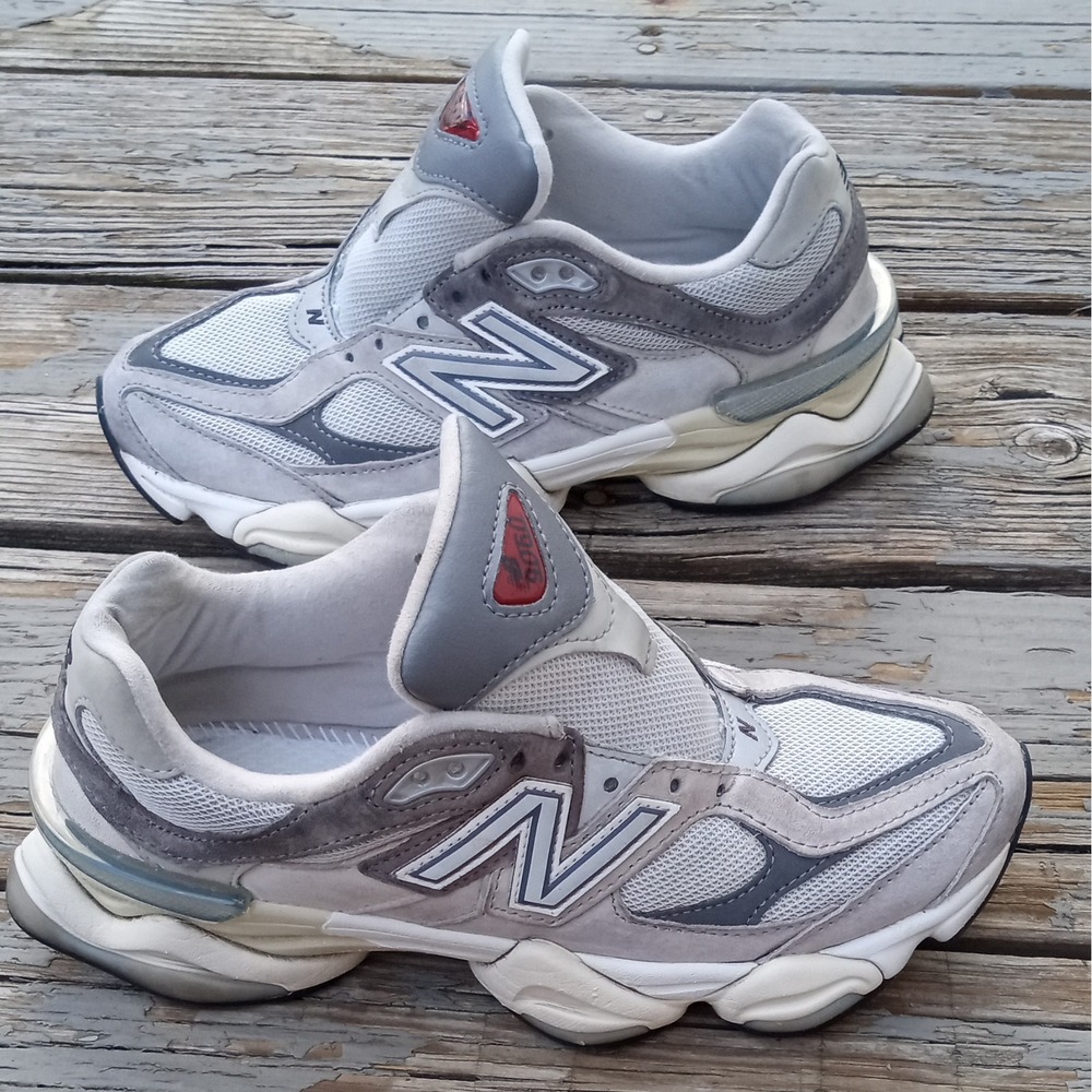 New Balance 9060 Rain Cloud Shoes Mens 5.5 Womens 7 US Grey U9060GRY -NO INSOLES